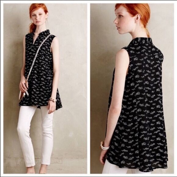 Anthropologie 11:1 Thylo Percy Eyeglasses Tunic - Picture 1 of 9
